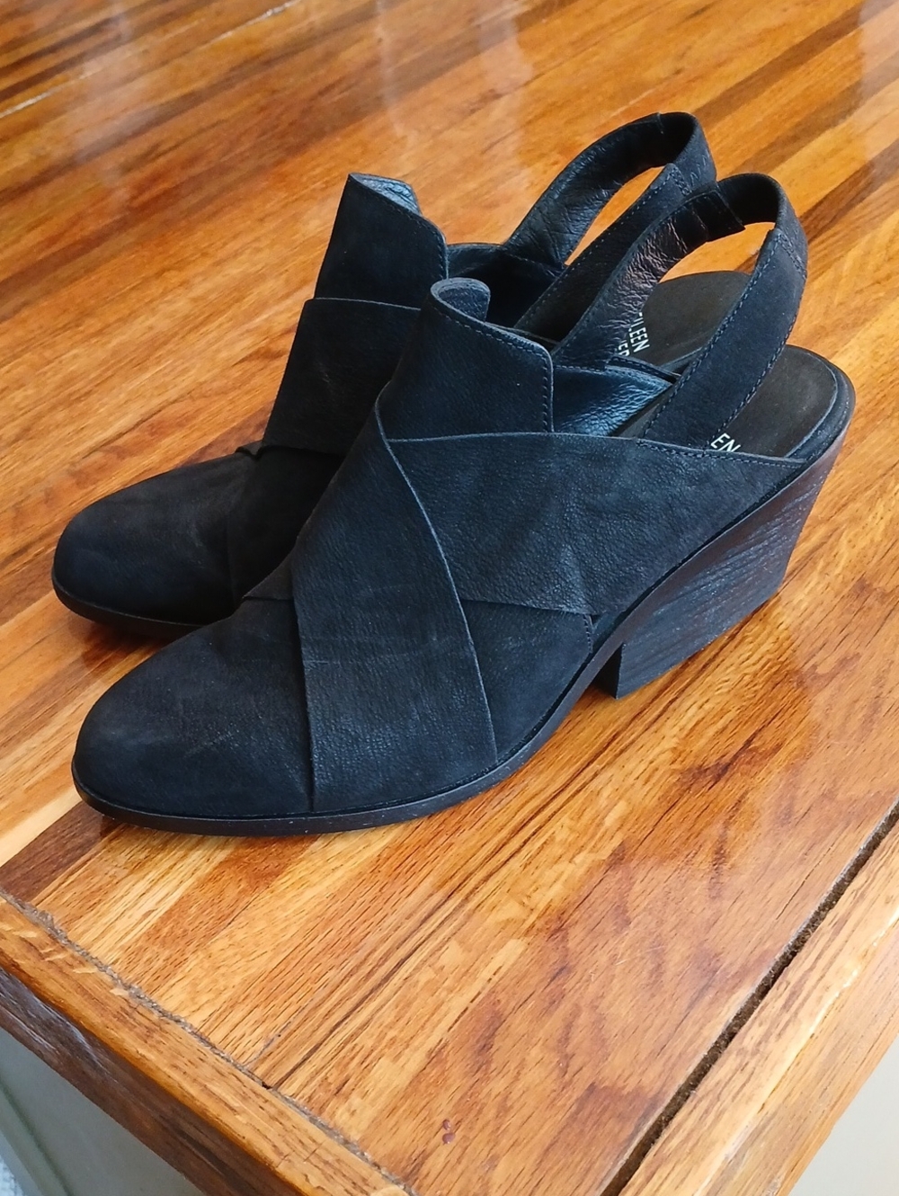 Eileen Fisher Token Slingback Booties - 8 1/2